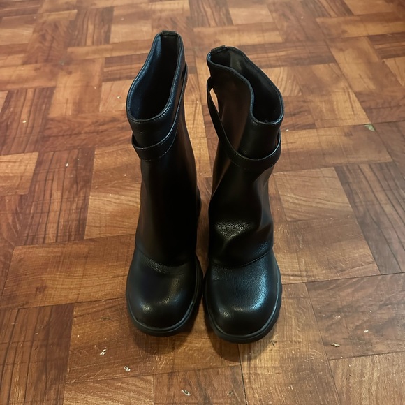 Shoes - Classic Black Women's Mid-Calf Boots